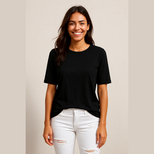 ISAAC Mizrahi Live Large Black Elbow Sleeve Top